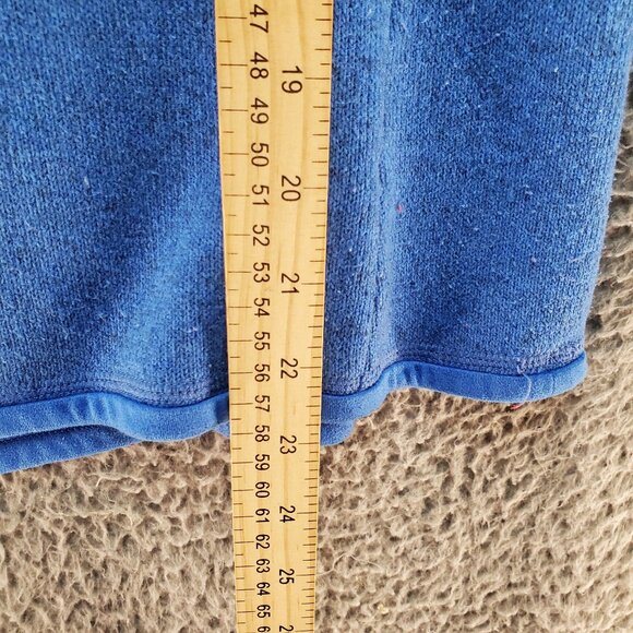 Patagonia Sweater Womens Small Blue Quarter-Zip Fleece Pullover Better Sweater - Picture 3 of 7